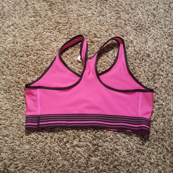 Pink & Black Sports Bra - Picture 3 of 3